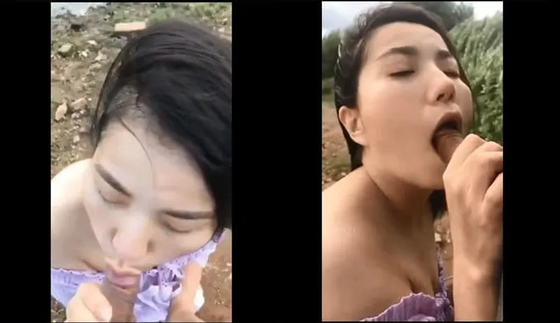 Em gái bj cho người yêu bên bờ sông
